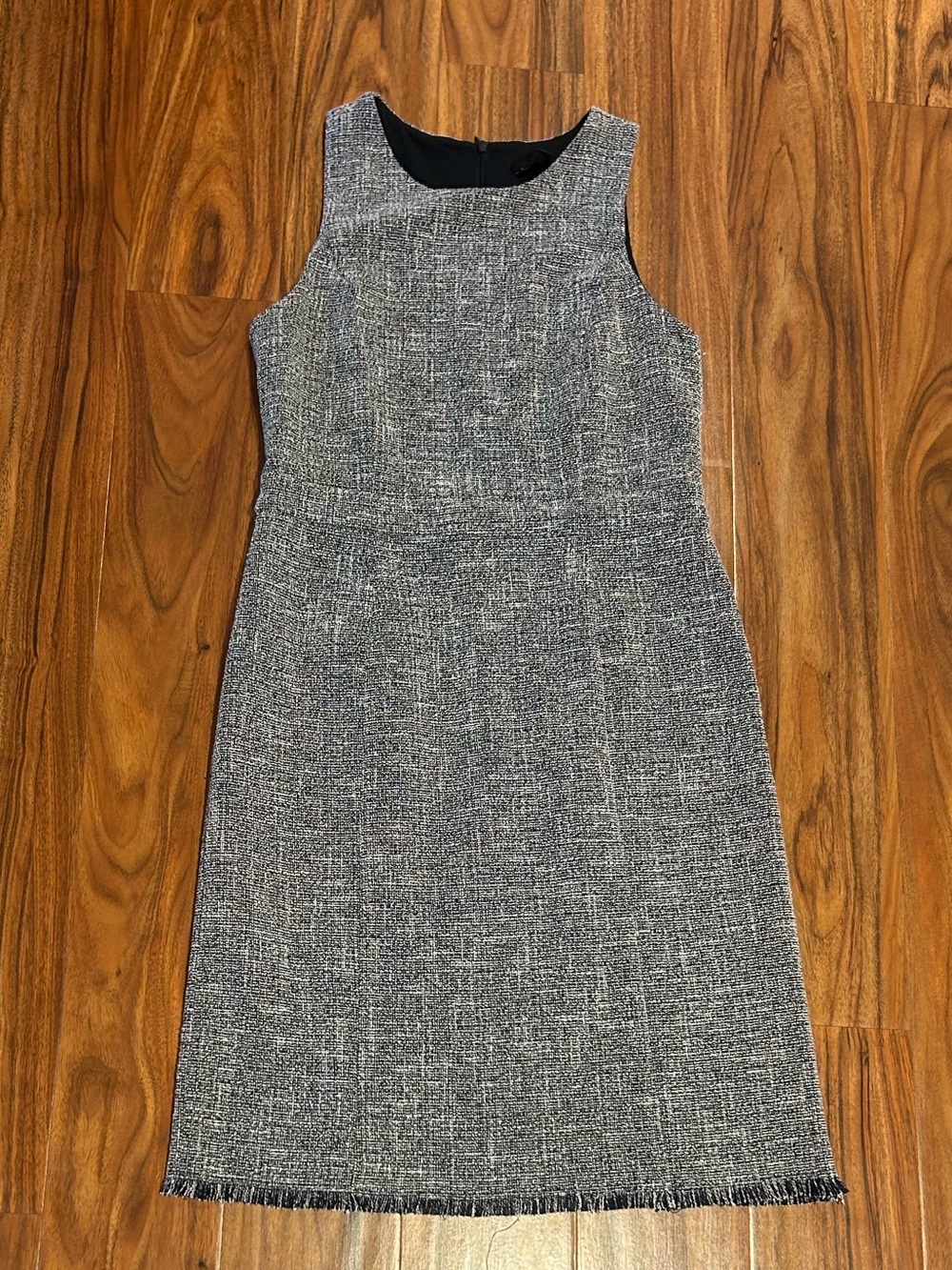Banana republic blue tweed sleeveless dress size 6